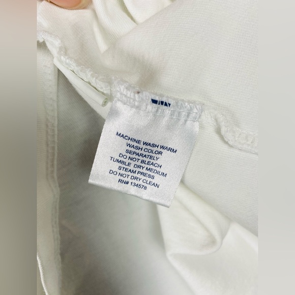 Vineyard Vines Men's Cream Short Sleeve L Tee - Picture 6 of 9